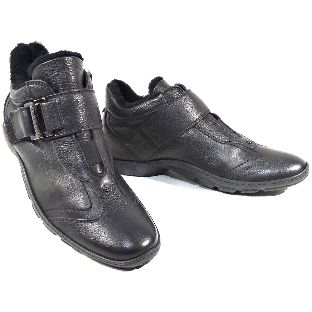 BALDININI 🇮🇹 MEN'S BACK SOFT LEATHER WINTER FLATS BOOTIE